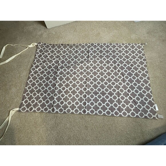Fabric Baby or Dog Stair Gate 34”x22” with Ties and Loops for Securing 2-Sided - Picture 1 of 10